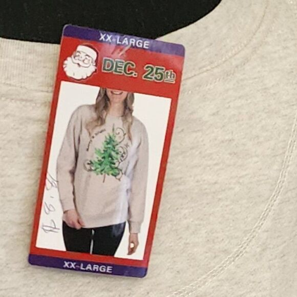 Dec. 25th Ladies Holiday Sweatshirt - Picture 7 of 7